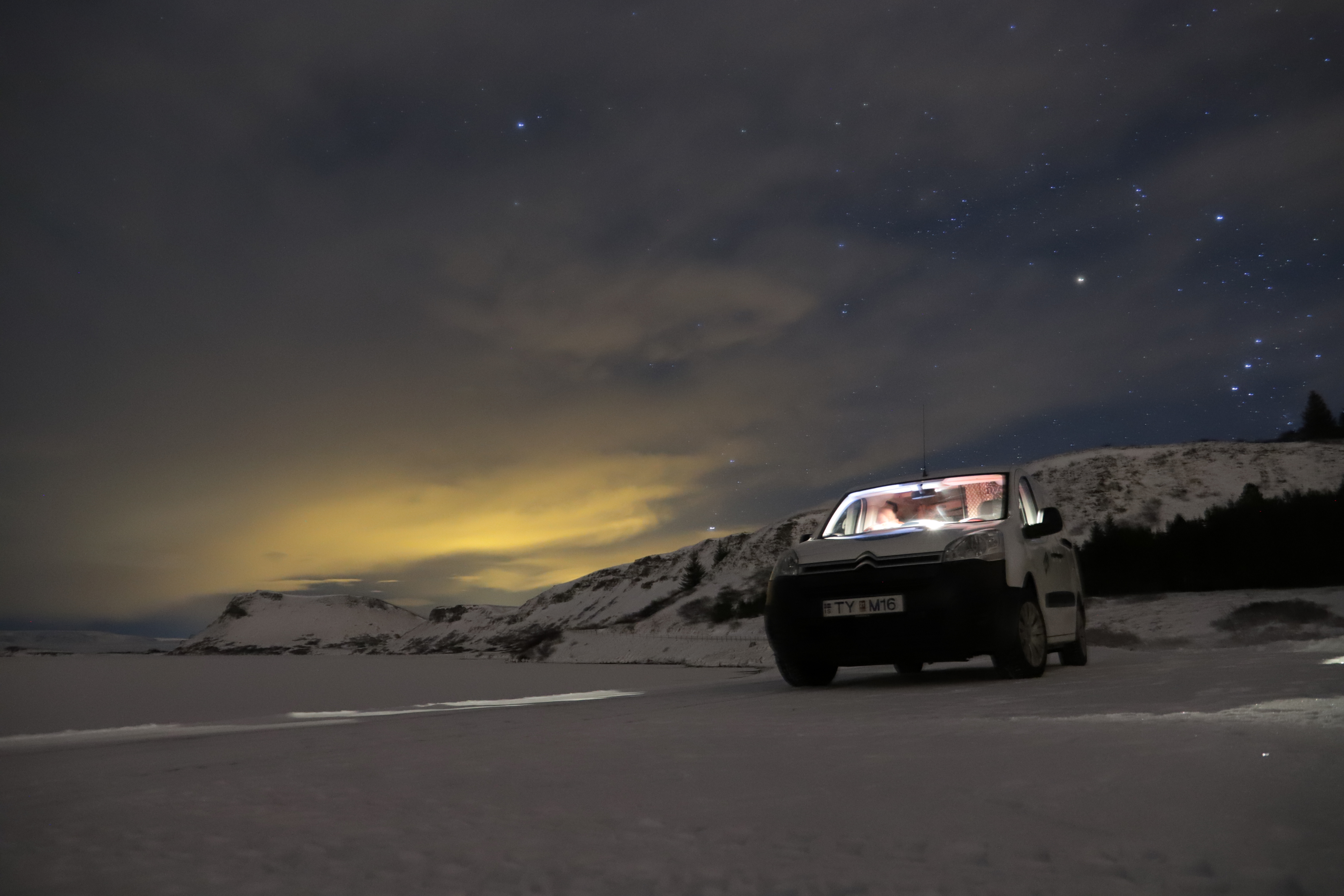 Tour de l'Islande en van